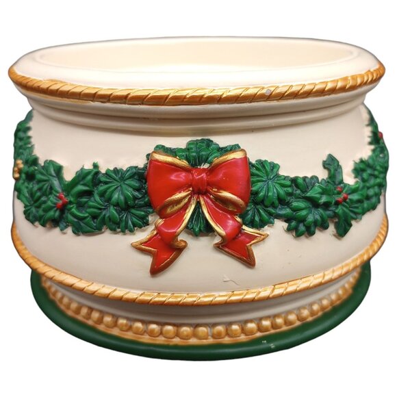 San Francisco Music Box Christmas Holiday Treasures Musical Jar Candle Holder - Picture 7 of 16